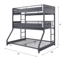 Triple Bunk Bed (T/T/F)