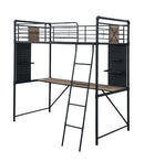 Twin Loft Bed w/Desk