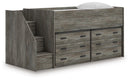 Frandern Loft Bed with Drawer Storage