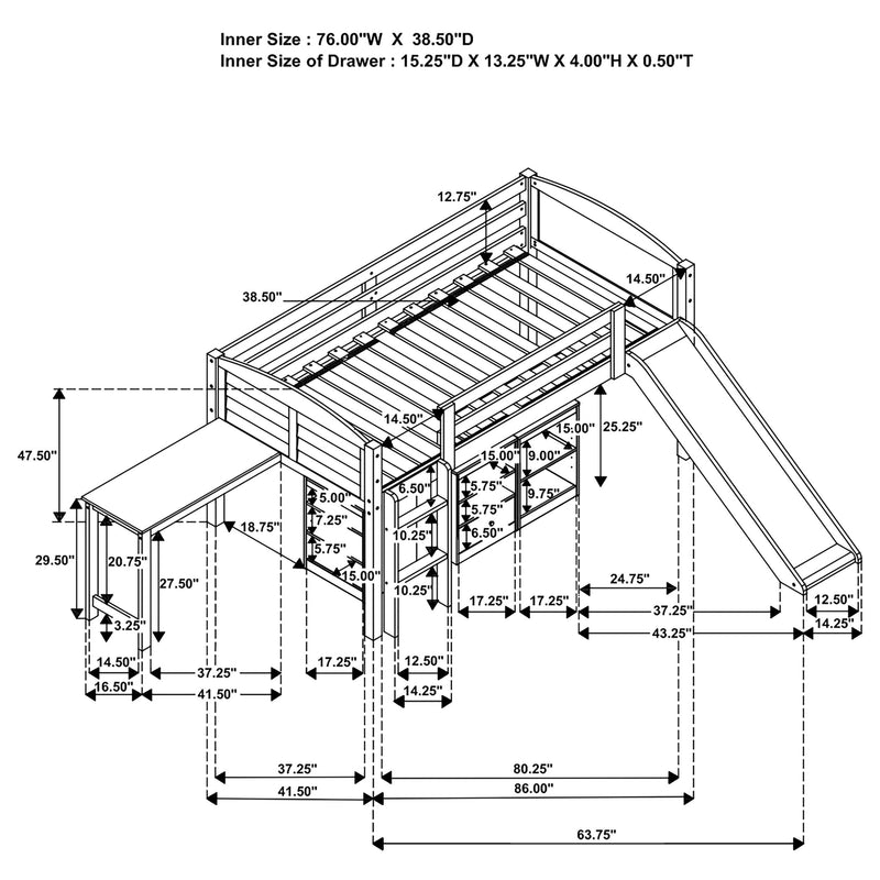Millie Loft Beds - Furniture Now (CA)