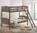 Flynn Bunk Bed Weathered Brown - Furniture Now (CA)