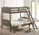 Flynn Bunk Bed Weathered Brown - Furniture Now (CA)
