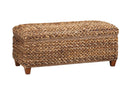 Laughton Hand-Woven Banana Leaf Storage Trunk Amber - Furniture Now (CA)