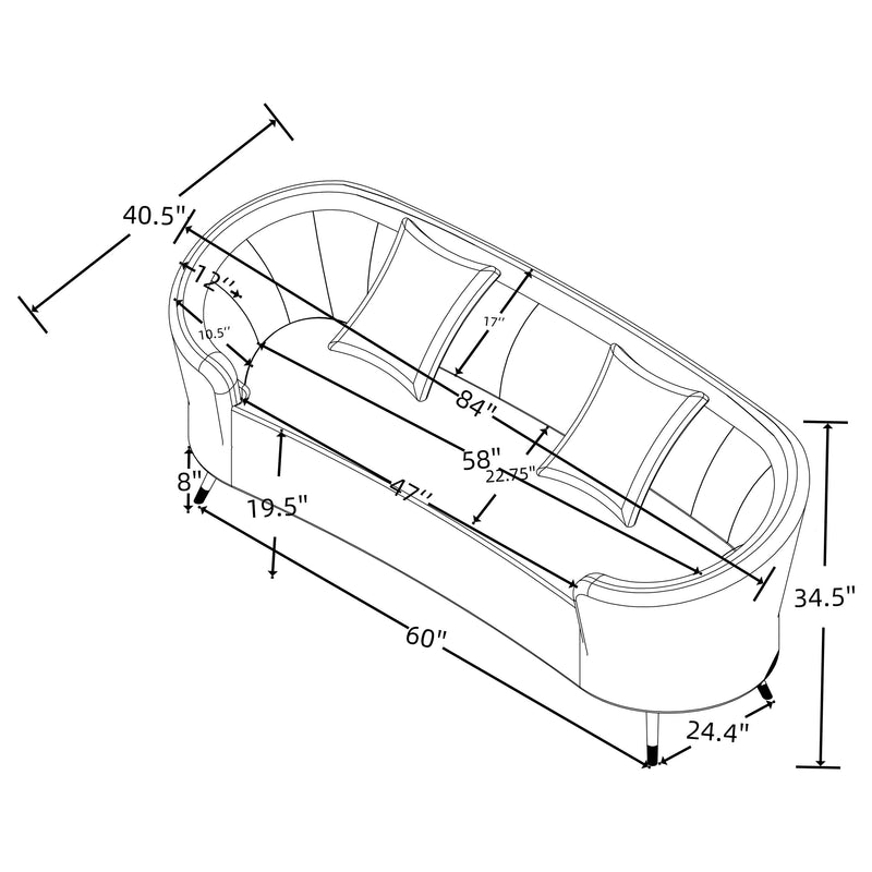 Ellorie Stationary 2 Pc Set - Furniture Now (CA)