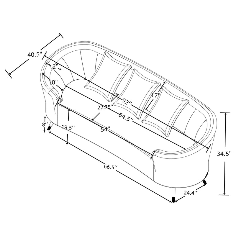 Ellorie Stationary Sofa - Furniture Now (CA)