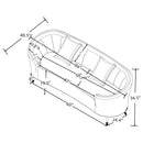 Ellorie Stationary Loveseat - Furniture Now (CA)