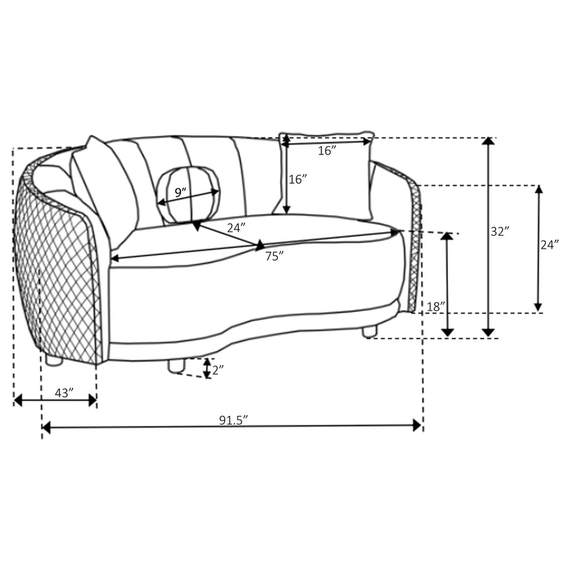 Brookside Stationary Sofa - Furniture Now (CA)