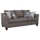 Salizar Flared Arm Sofa Grey - Furniture Now (CA)