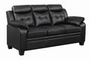 Finley Tufted Upholstered Sofa Black - Furniture Now (CA)
