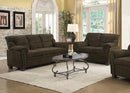 Clementine Upholstered Pillow Top Arm Living Room Set - Furniture Now (CA)