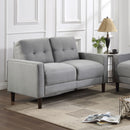 Bowen Upholstered Track Arms Tufted Loveseat - Furniture Now (CA)