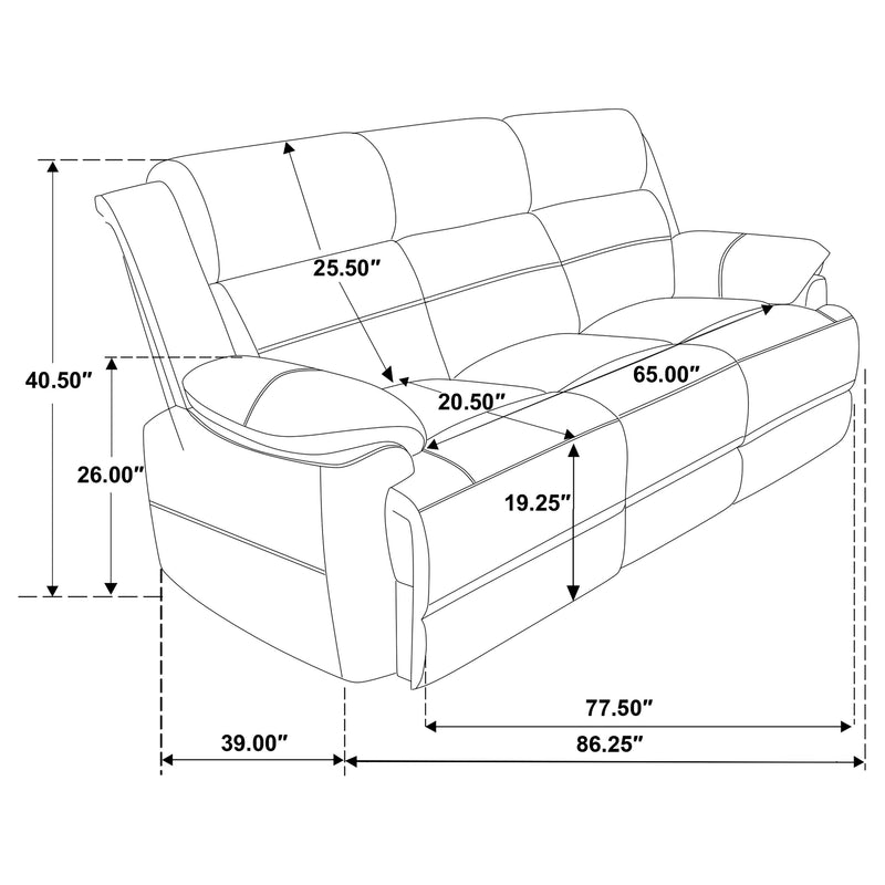 Ellington Stationary Sofa - Furniture Now (CA)