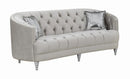 Avonlea Sloped Arm Tufted Sofa Grey - Furniture Now (CA)