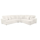 Emberson Upholstered Modular Sectional Sofa Ivory - Furniture Now (CA)