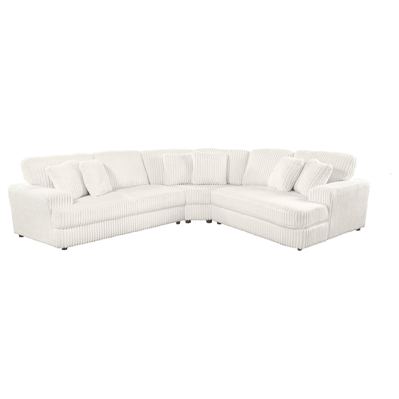 Emberson Upholstered Modular Sectional Sofa Ivory - Furniture Now (CA)