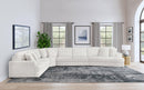 Emberson Upholstered Modular Sectional Sofa Ivory - Furniture Now (CA)