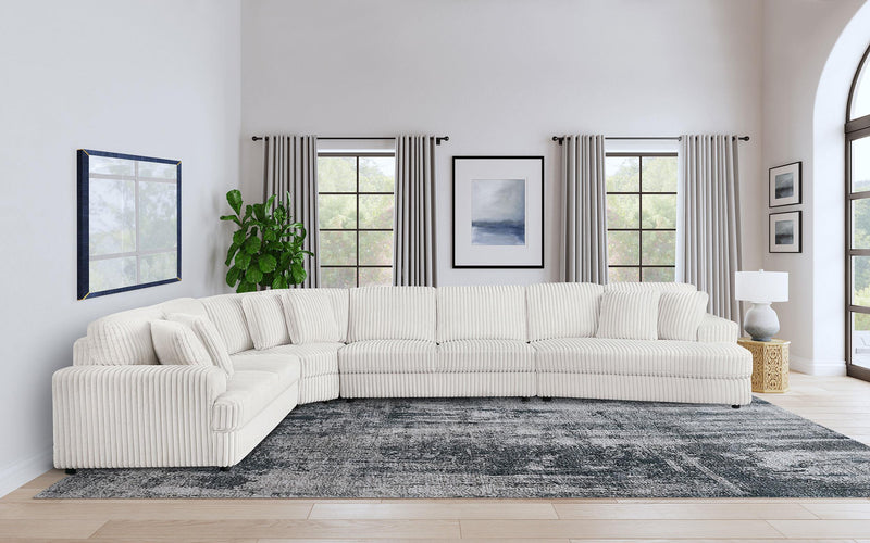 Emberson Upholstered Modular Sectional Sofa Ivory - Furniture Now (CA)