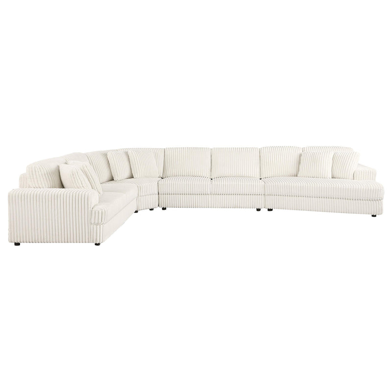 Emberson Upholstered Modular Sectional Sofa Ivory - Furniture Now (CA)