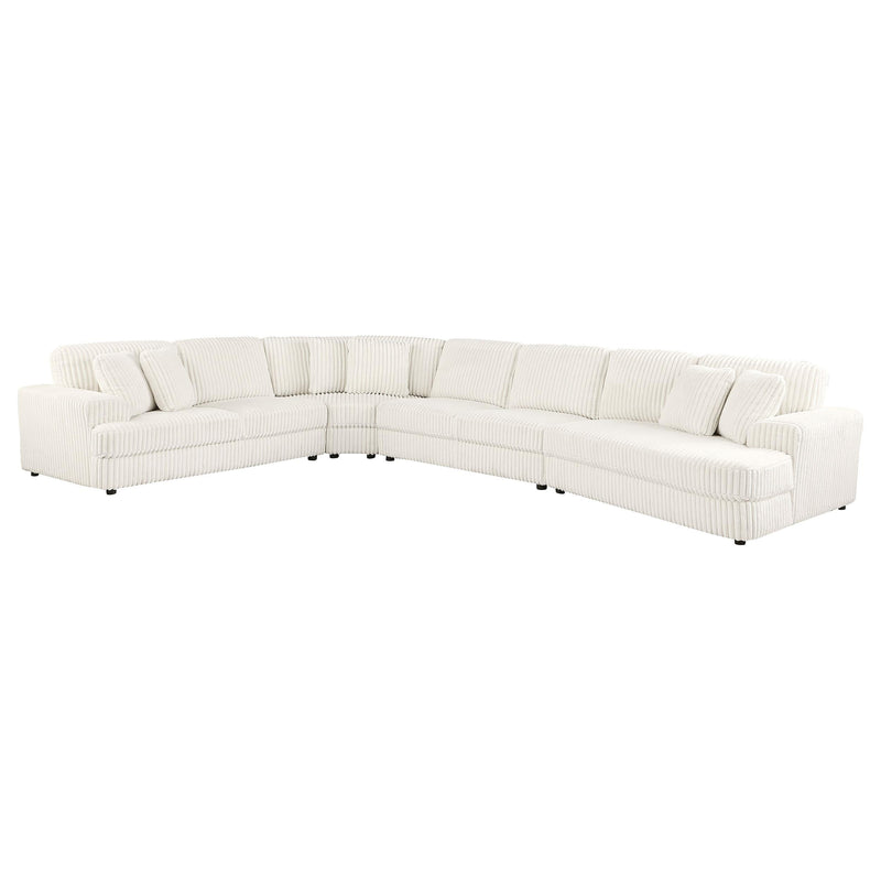 Emberson Upholstered Modular Sectional Sofa Ivory - Furniture Now (CA)