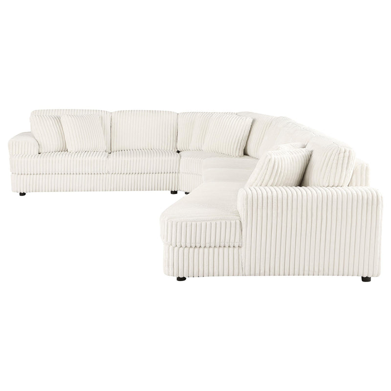 Emberson Upholstered Modular Sectional Sofa Ivory - Furniture Now (CA)