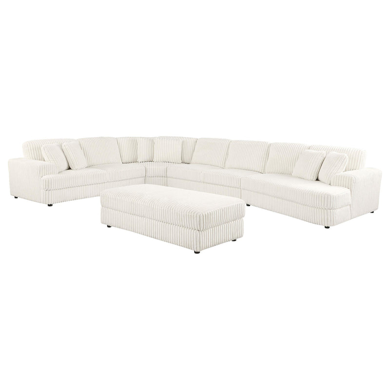 Emberson Upholstered Modular Sectional Sofa Ivory - Furniture Now (CA)