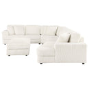 Emberson Upholstered Modular Sectional Sofa Ivory - Furniture Now (CA)