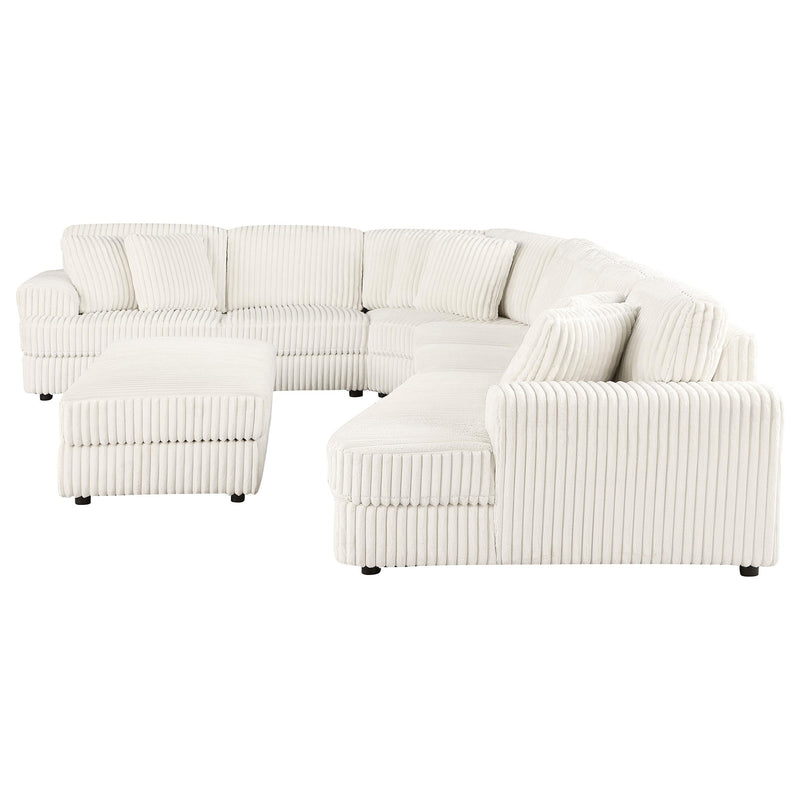 Emberson Upholstered Modular Sectional Sofa Ivory - Furniture Now (CA)