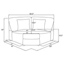 Emberson Modular Sectionals Side Chair - Furniture Now (CA)