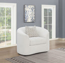Rainn Upholstered Tight Back Chair Latte - Furniture Now (CA)