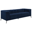 Chalet Tuxedo Arm Sofa Blue - Furniture Now (CA)