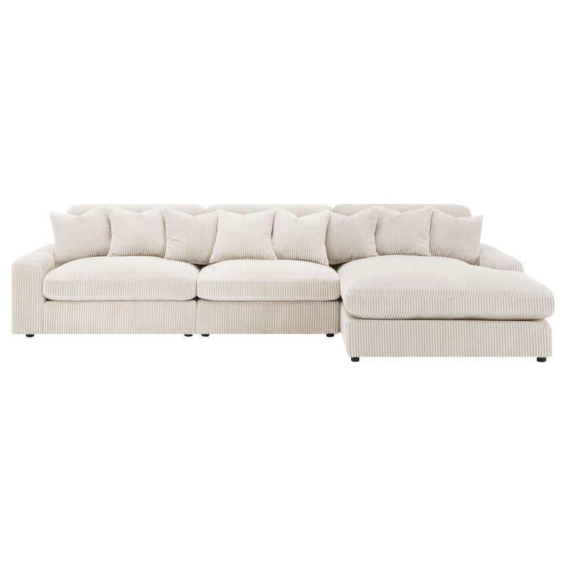 Blaine Upholstered Reversible Chaise Sectional Sofa - Furniture Now (CA)