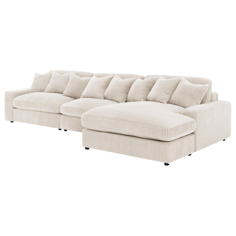 Blaine Upholstered Reversible Chaise Sectional Sofa - Furniture Now (CA)