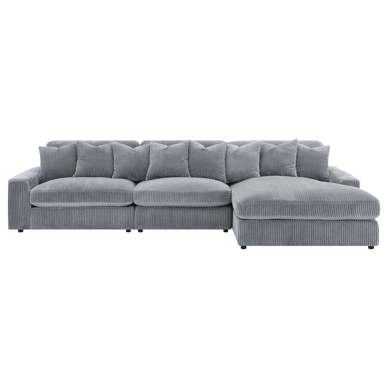 Blaine Upholstered Reversible Chaise Sectional Sofa - Furniture Now (CA)