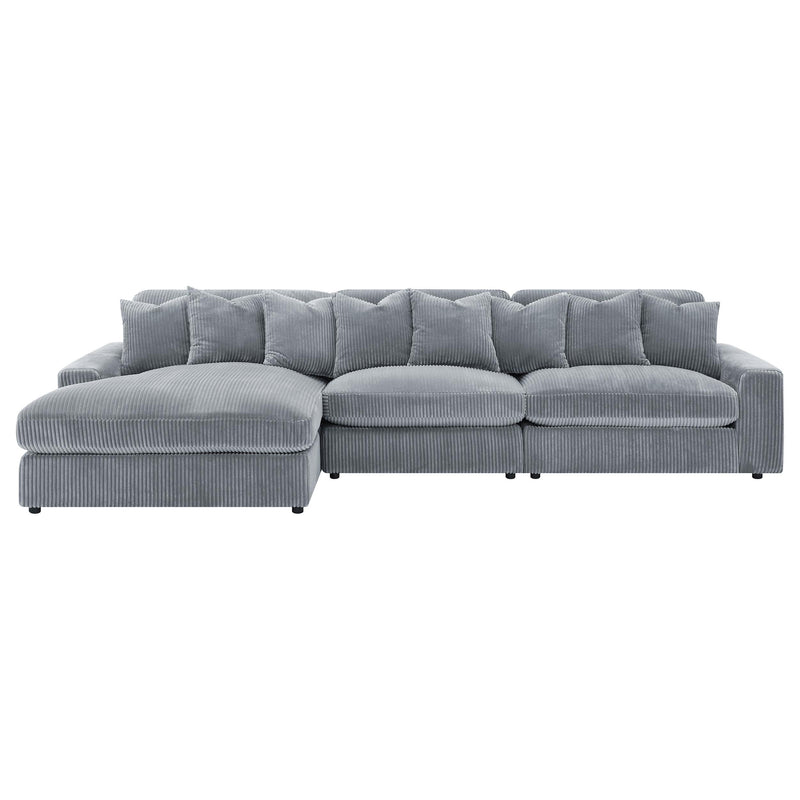 Blaine Upholstered Reversible Chaise Sectional Sofa - Furniture Now (CA)