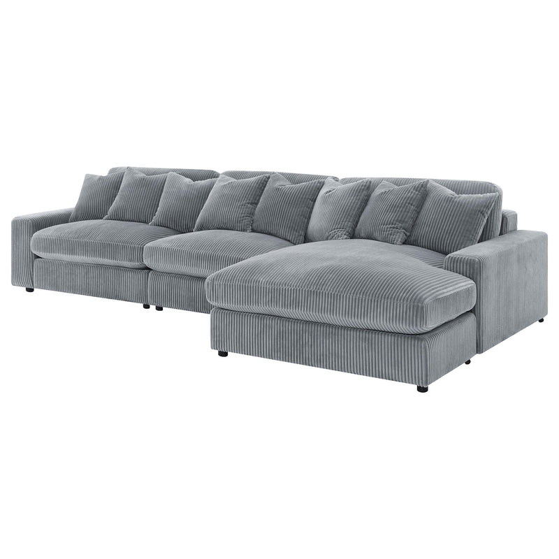 Blaine Upholstered Reversible Chaise Sectional Sofa - Furniture Now (CA)