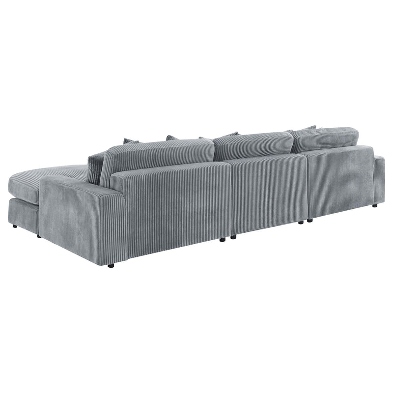 Blaine Upholstered Reversible Chaise Sectional Sofa - Furniture Now (CA)