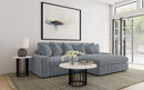 Blaine Upholstered Reversible Sectional Fog - Furniture Now (CA)