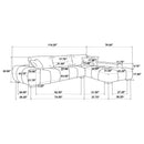 Octavia Stationary Sectionals - Furniture Now (CA)