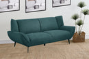 Acton Upholstered Flared Arm Sofa Teal Blue - Furniture Now (CA)