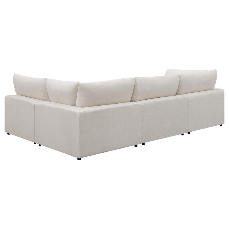 Serene 4 Pc Sectional Beige - Furniture Now (CA)