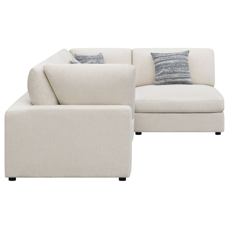 Serene 4 Pc Sectional Beige - Furniture Now (CA)