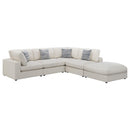 Serene 5-piece Upholstered Modular Sectional Sofa Beige - Furniture Now (CA)