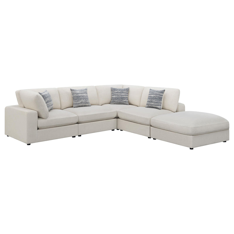 Serene 5-piece Upholstered Modular Sectional Sofa Beige - Furniture Now (CA)
