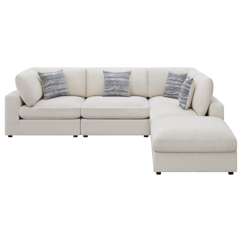 Serene 5-piece Upholstered Modular Sectional Sofa Beige - Furniture Now (CA)