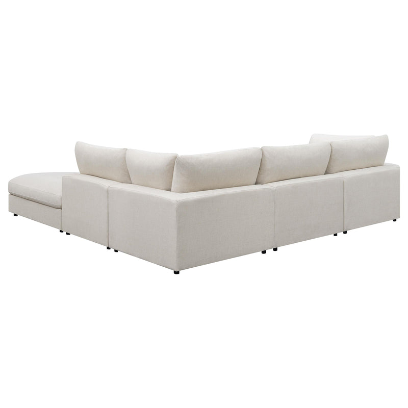 Serene 5-piece Upholstered Modular Sectional Sofa Beige - Furniture Now (CA)