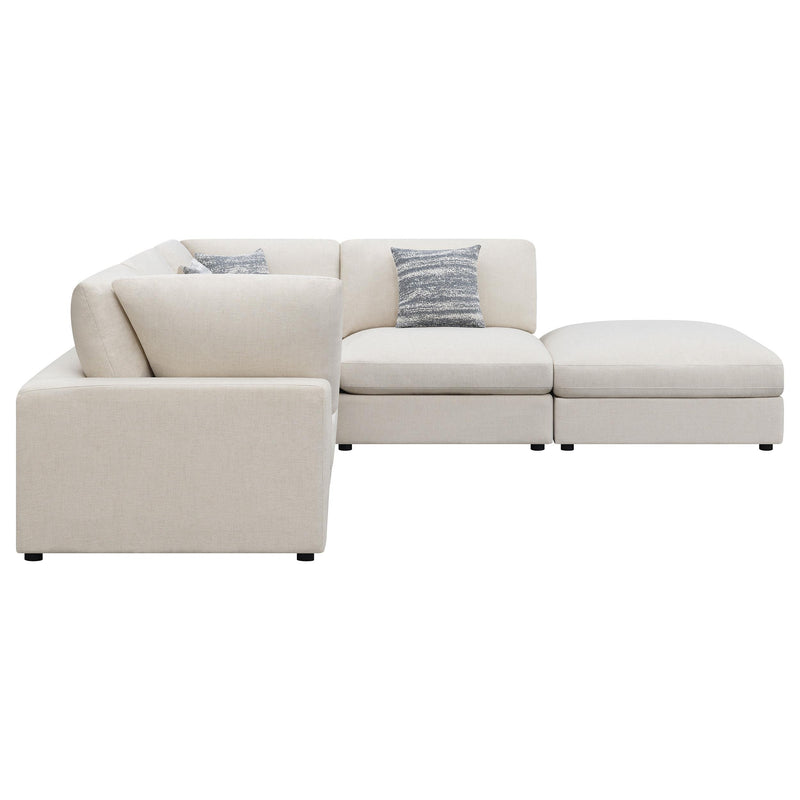 Serene 5-piece Upholstered Modular Sectional Sofa Beige - Furniture Now (CA)