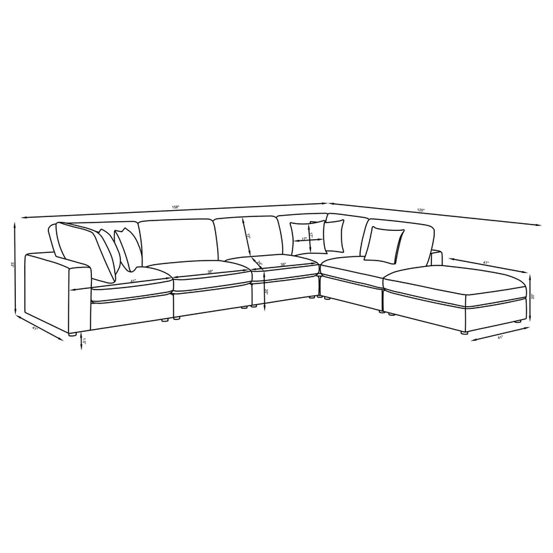 Serene Modular Sectionals sofa sets - Furniture Now (CA)