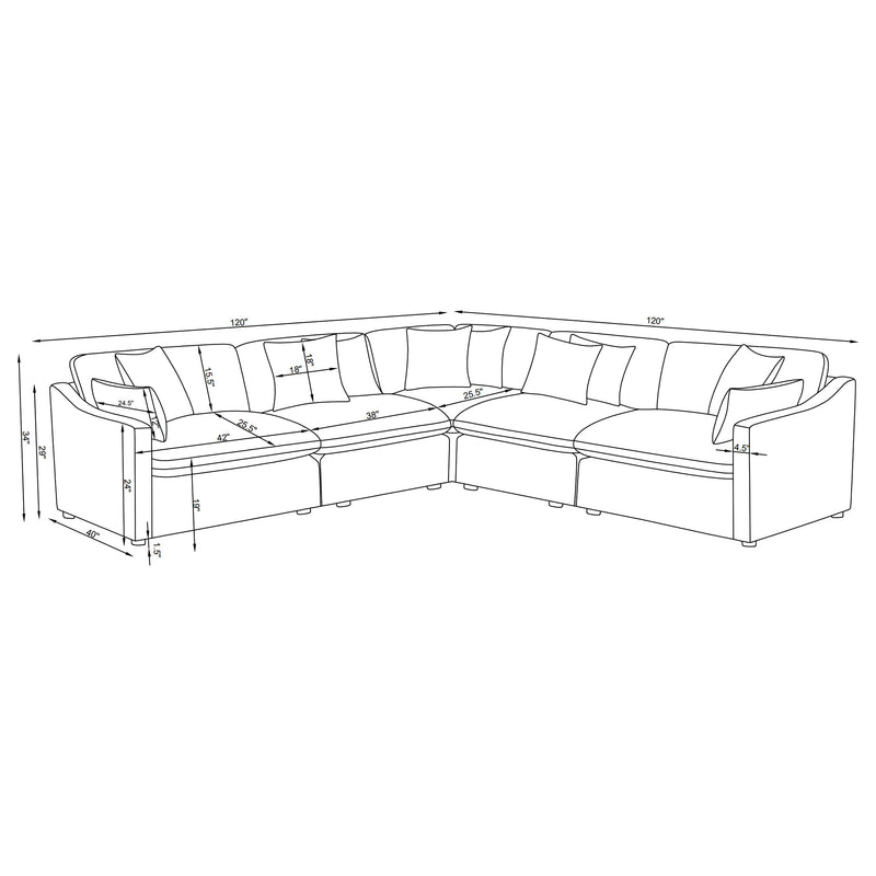 Hobson Seating Sectionals - Furniture Now (CA)