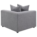 Jennifer Upholstered Corner Chair - Furniture Now (CA)