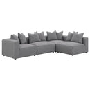 Jennifer Upholstered Corner Chair - Furniture Now (CA)